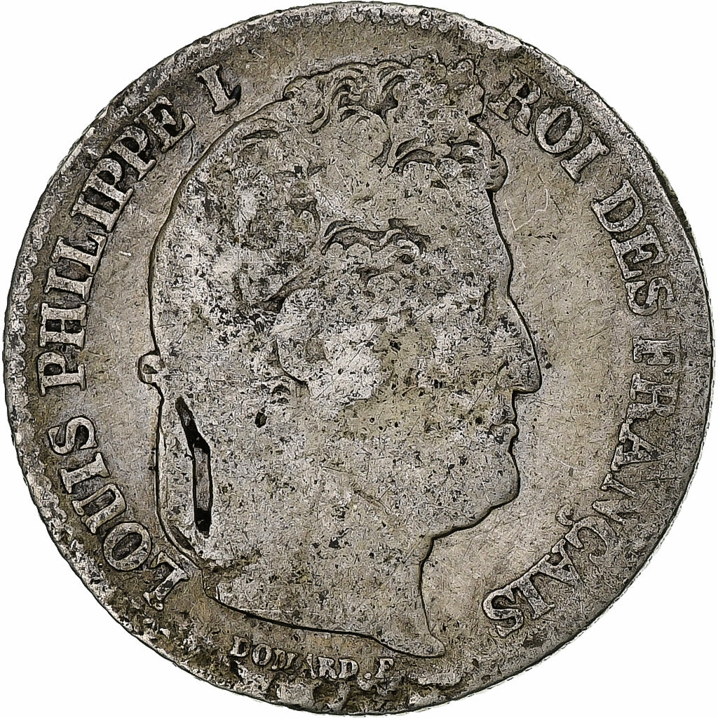 Francja, Franc, Louis-Philippe, 1848, Paris, Srebro, F(12-15), Gadoury:453