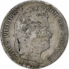 Francja, Franc, Louis-Philippe, 1848, Paris, Srebro, F(12-15), Gadoury:453