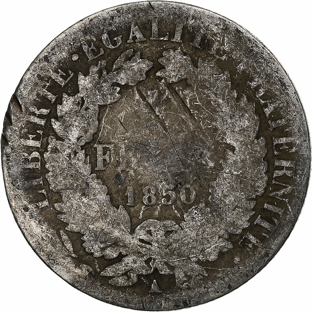 Frankreich, Franc, Cérès, 1850, Paris, Silber, SGE, Gadoury:457, KM:759.1