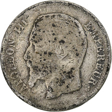 France, Franc, Napoléon III, 1857, Paris, Silver, VG(8-10), Gadoury:460