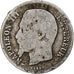 França, Franc, Napoléon III, 1857, Paris, Prata, F(12-15), Gadoury:460