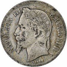 France, Franc, Napoléon III, 1866, Paris, Silver, VF(20-25), KM:806.1