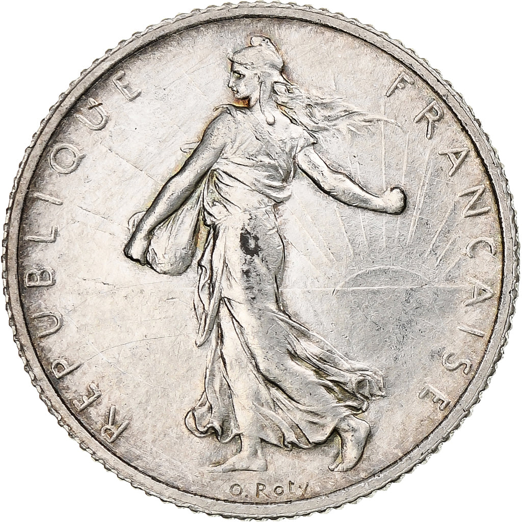 Coin, France, Semeuse, Franc, 1905, Paris, AU(50-53), Silver, KM:844.1