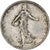 France, Franc, Semeuse, 1906, Paris, Silver, VF(30-35), Gadoury:467, KM:844.1