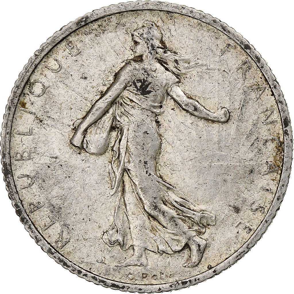 France, Franc, Semeuse, 1909, Paris, Argent, TTB, Gadoury:467, KM:844.1