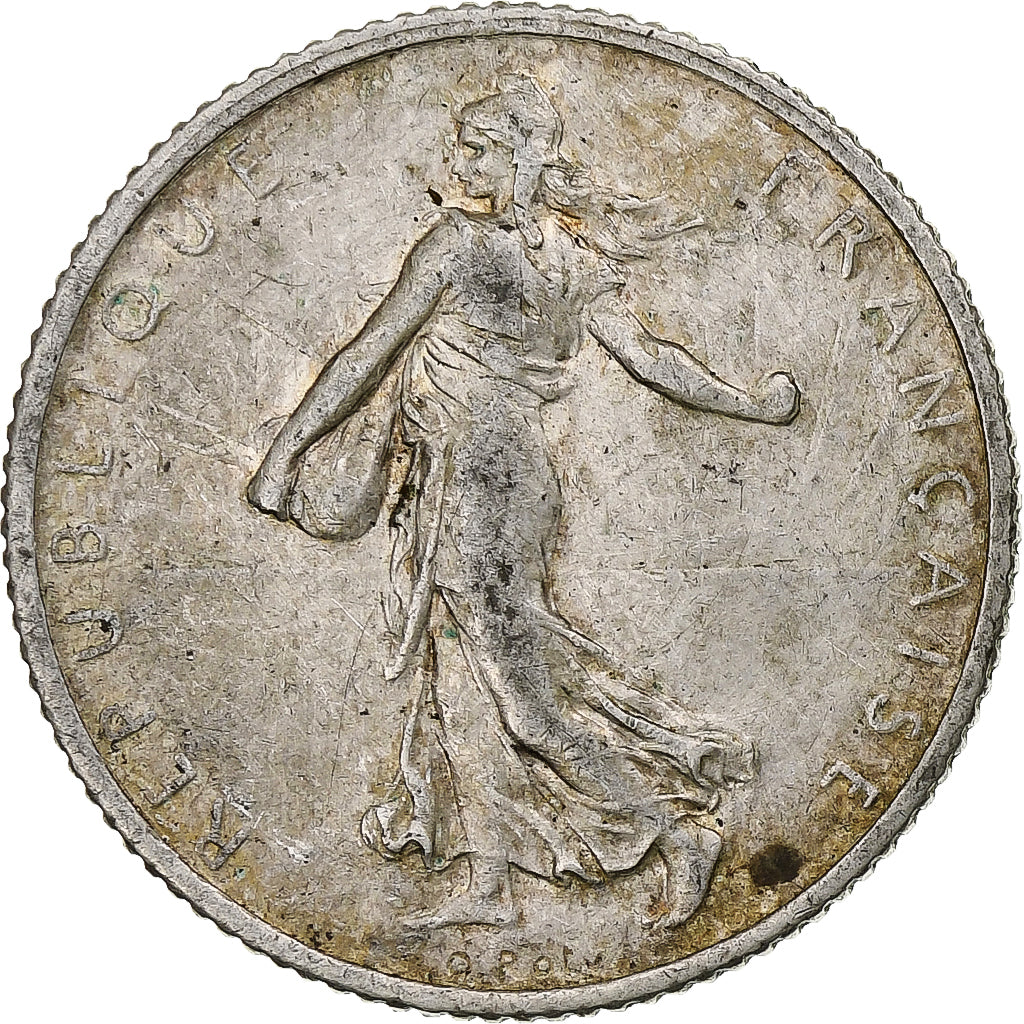France, Franc, Semeuse, 1910, Paris, Argent, TTB, Gadoury:467, KM:844.1