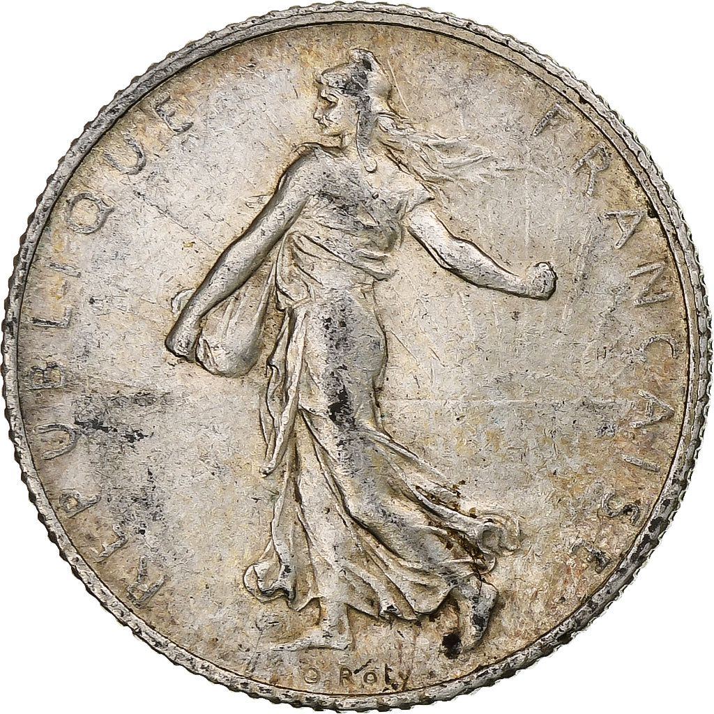 France, Franc, Semeuse, 1910, Paris, Argent, TTB+, Gadoury:467, KM:844.1