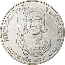 France, 100 Francs, Clovis, 1996, Silver, MS(60-62), Gadoury:953, KM:1180