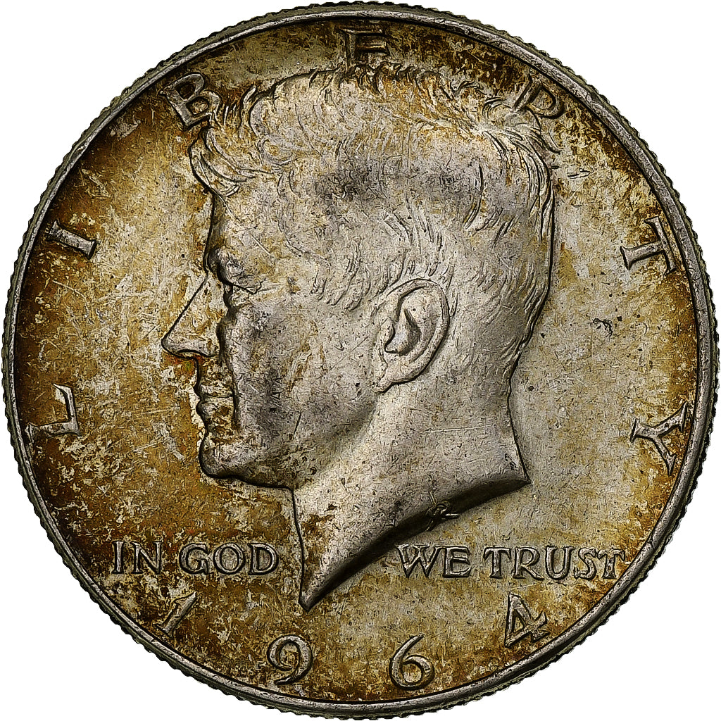 United States, Half Dollar, Kennedy Half Dollar, 1964, Philadelphia, Silver