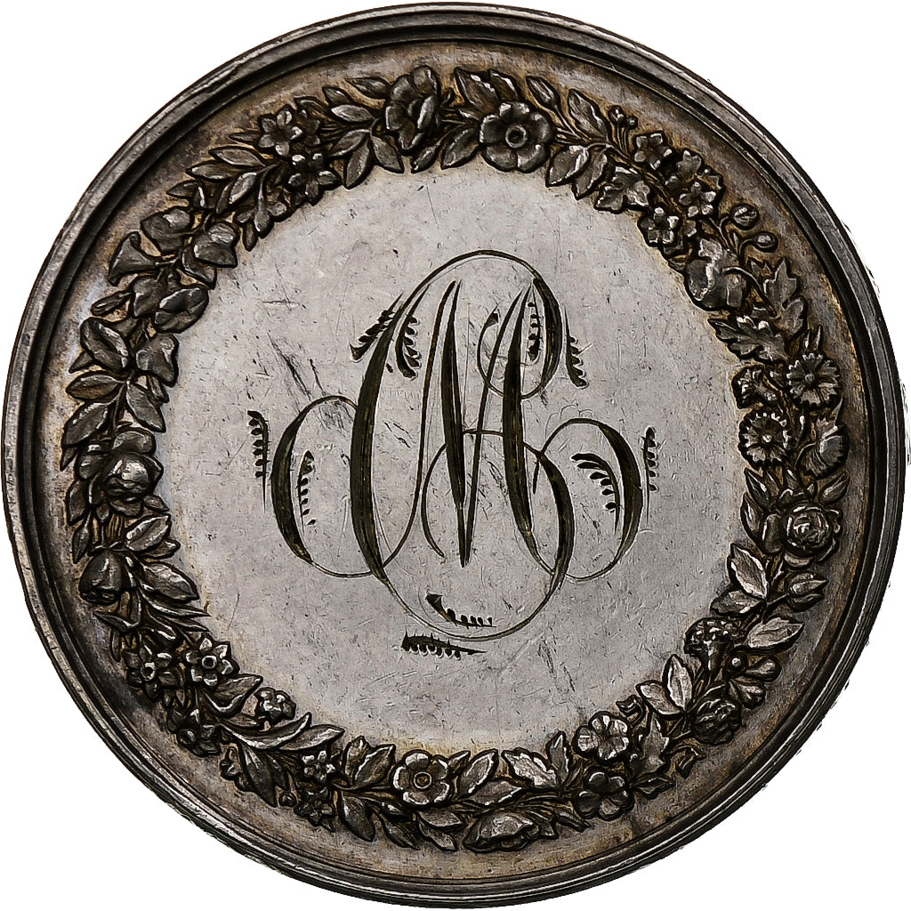 France, Medal, Mariage, Religion, Silver, AU(55-58)