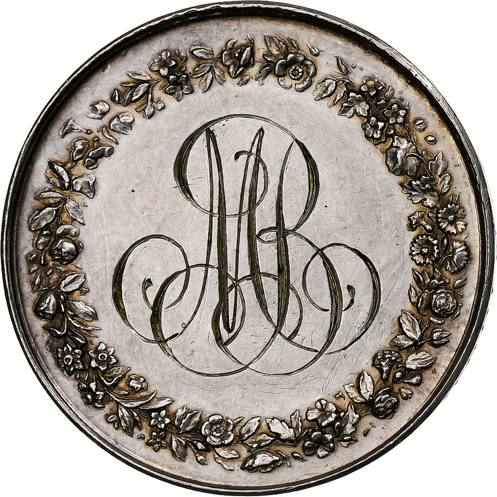 France, Medal, Mariage, Religion, Silver, AU(55-58)