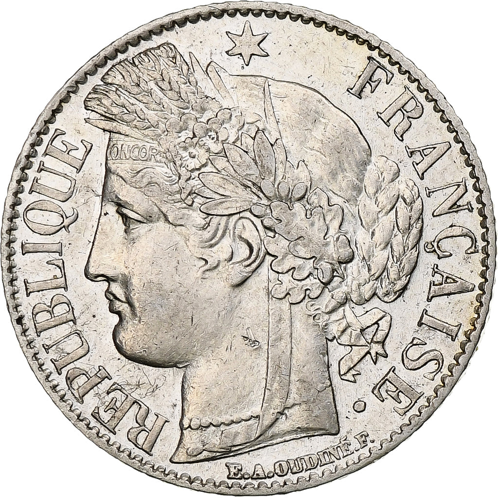 France, Franc, Cérès, 1888, Paris, Argent, TTB+, KM:822.1