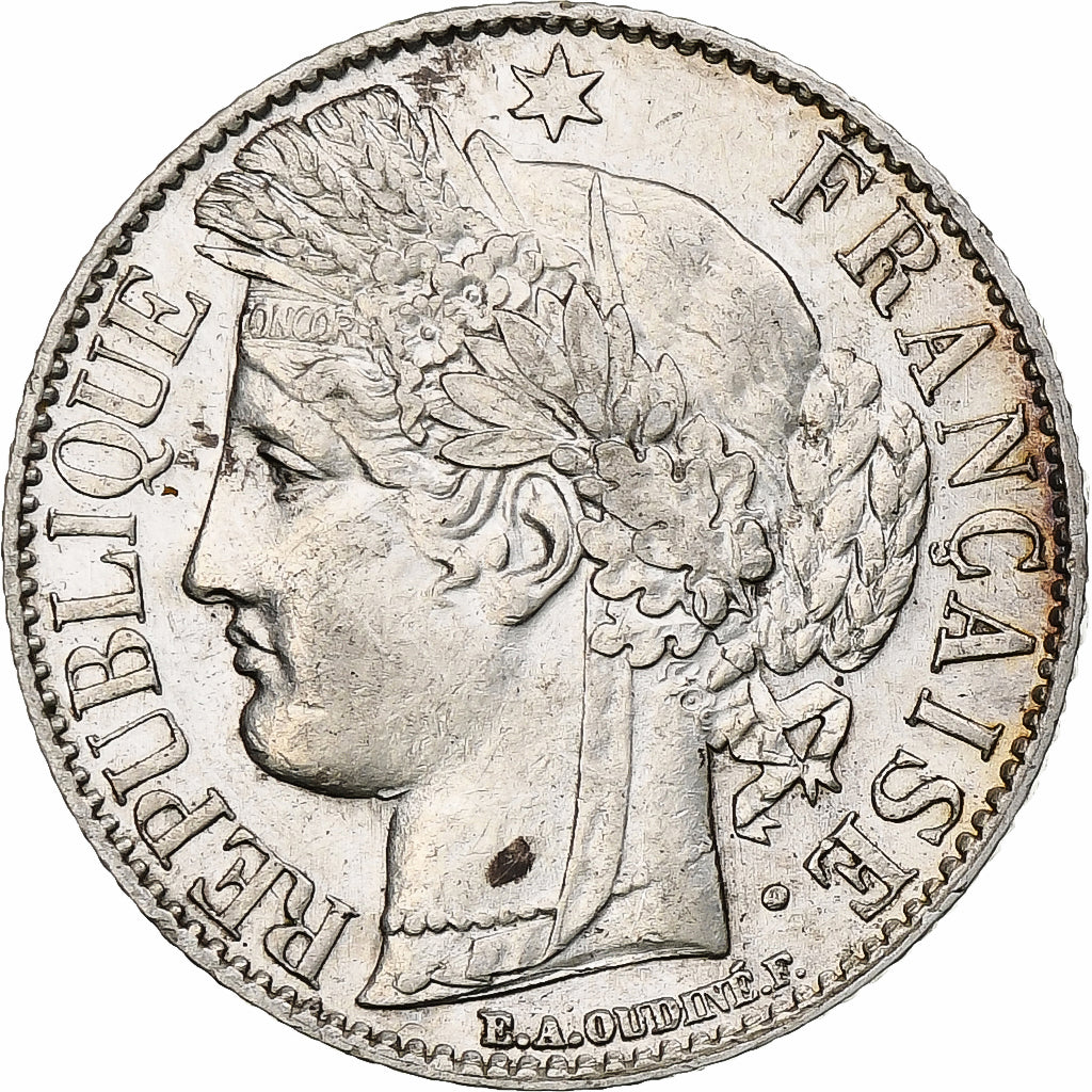 France, Franc, Cérès, 1888, Paris, Silver, AU(50-53), KM:822.1
