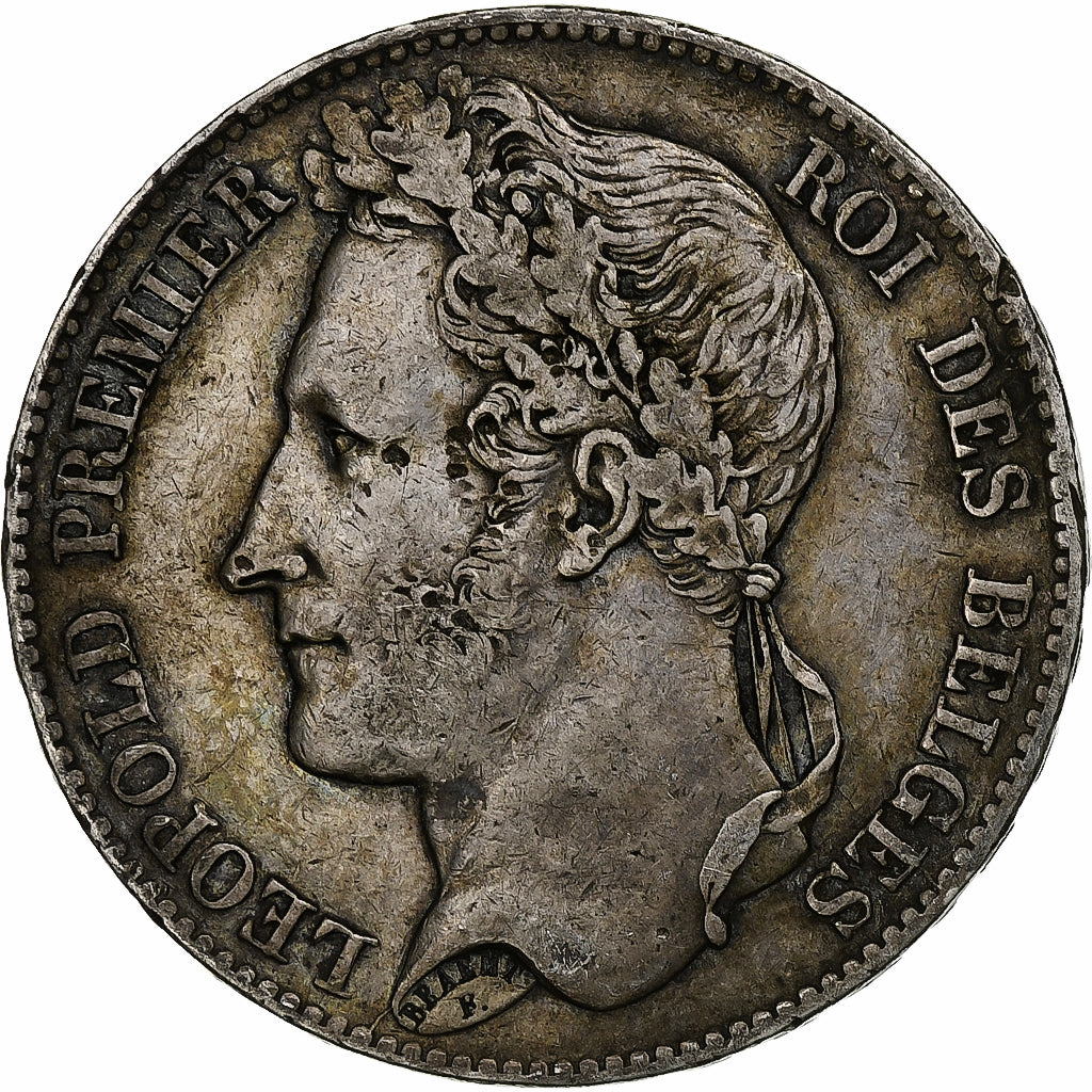 Belgium, Leopold I, 5 Francs, 5 Frank, 1848, Silver, VF(30-35), KM:3.2