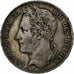 Bélgica, Leopold I, 5 Francs, 5 Frank, 1848, Plata, BC+, KM:3.2