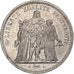 France, 5 Francs, Hercule, 1849, Strasbourg, Silver, VF(30-35), Gadoury:683