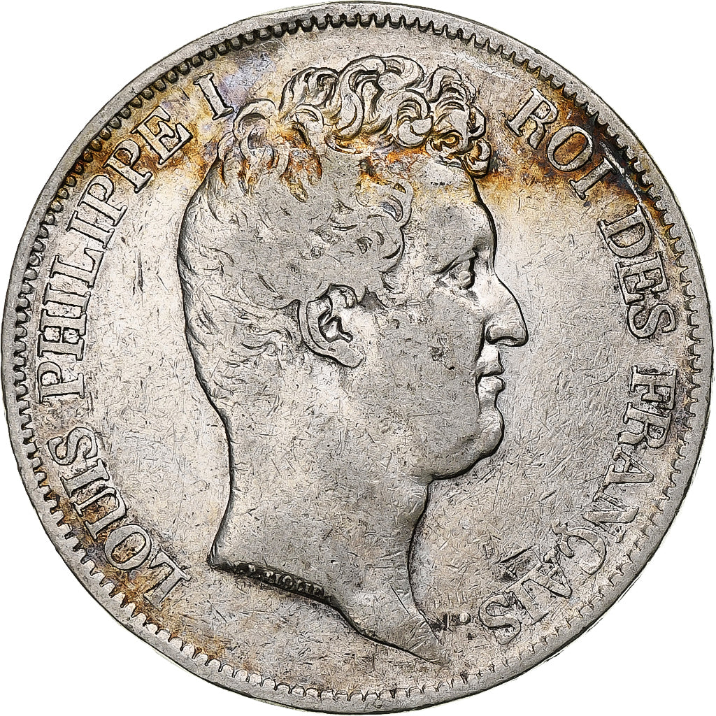 France, 5 Francs, Louis-Philippe, 1831, Bordeaux, Silver, VF(20-25)