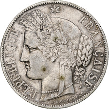France, 5 Francs, Cérès, 1851, Paris, Silver, VF(30-35), KM:761.1