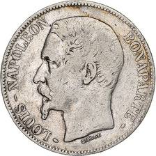 France, 5 Francs, Louis Napoléon Bonaparte, 1852, Paris, Silver, VF(20-25)