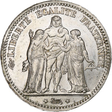 France, 5 Francs, Hercule, 1874, Paris, Silver, MS(60-62), Gadoury:745a