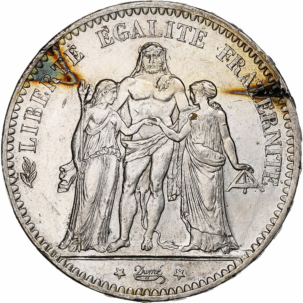 Frankreich, 5 Francs, Hercule, 1876, Paris, Silber, VZ, Gadoury:745a, KM:820.1