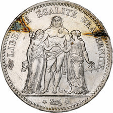 France, 5 Francs, Hercule, 1876, Paris, Silver, AU(55-58), Gadoury:745a