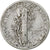Estados Unidos, Dime, Mercury Dime, 1942, Philadelphia, Plata, MBC+, KM:140