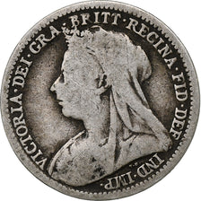 Great Britain, Victoria, 3 Pence, 1898, Silver, VF(20-25), KM:777