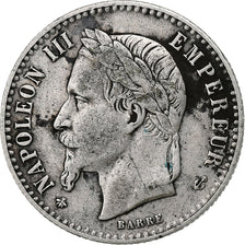 France, 50 Centimes, Napoléon III, 1864, Paris, Silver, VF(30-35), Gadoury:417