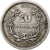 Uruguay, 10 Centesimos, 1877, Uruguay Mint, Silver, VF(30-35), KM:14