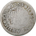 Spain, Ferdinand VI, Real, 1754, Seville, Silver, F(12-15), KM:369.2