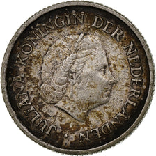 Netherlands Antilles, Juliana, 1/4 Gulden, 1954, Utrecht, Silver, AU(50-53)