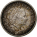 Netherlands Antilles, Juliana, 1/4 Gulden, 1954, Utrecht, Silver, AU(50-53)