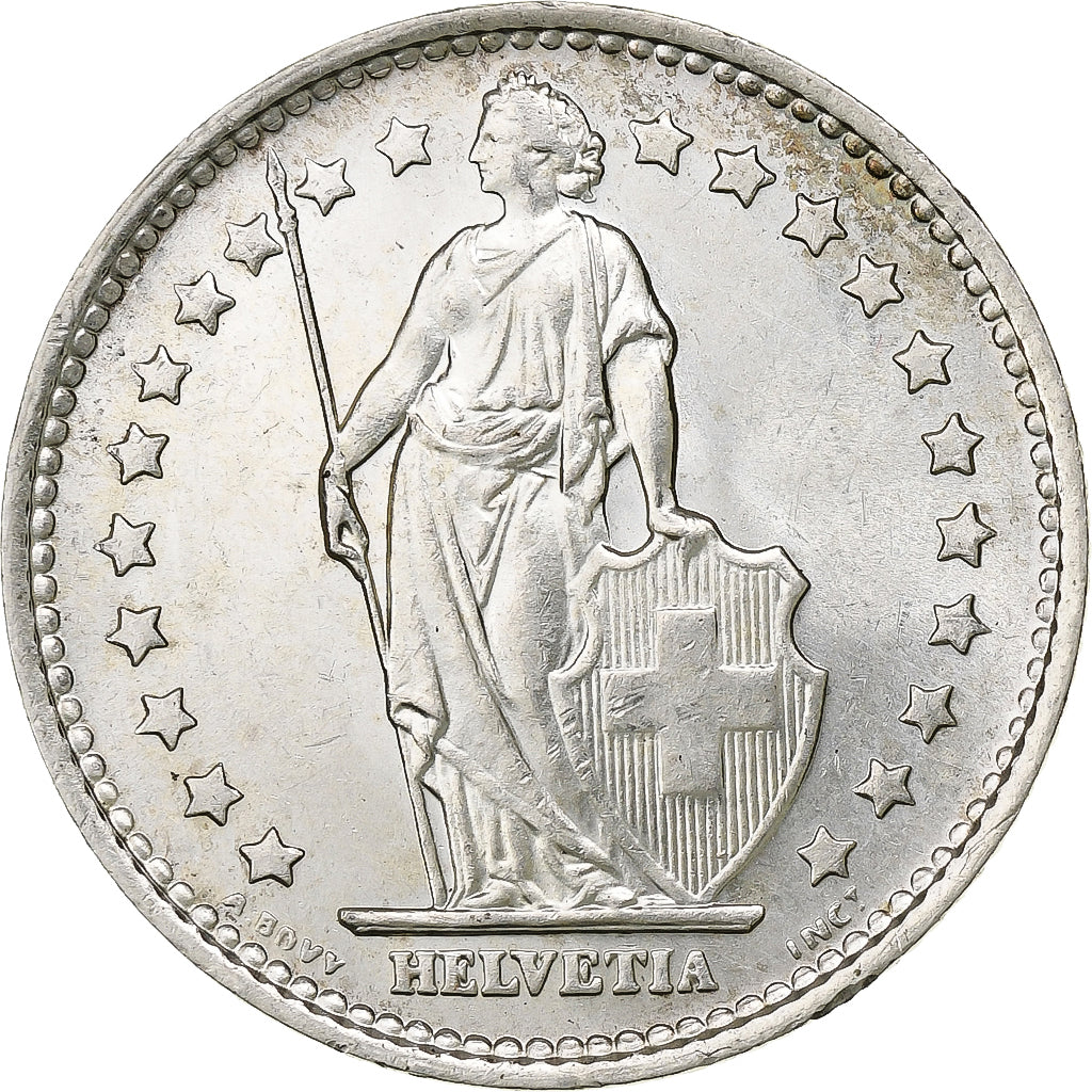 Suiza, Franc, 1966, Bern, Plata, SC+, KM:24