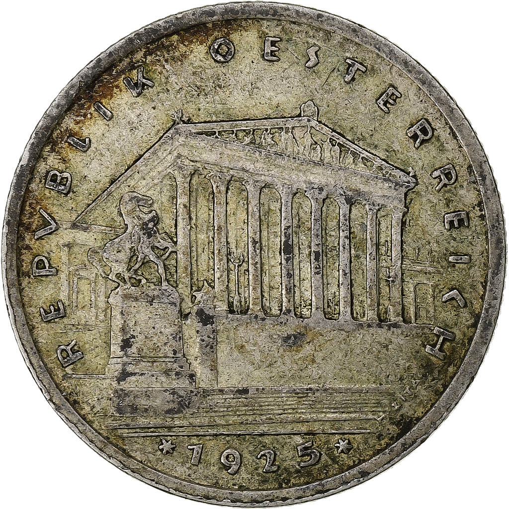 Austria, Schilling, 1925, Plata, MBC, KM:2840