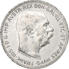 Oostenrijk, Franz Joseph I, Corona, 1915, Vienna, Zilver, PR