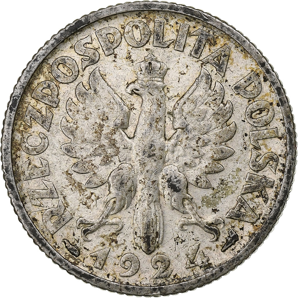 Polen, Zloty, 1924, Silber, SS+, KM:15