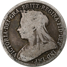 Great Britain, Victoria, Shilling, 1899, Silver, VF(20-25), KM:780
