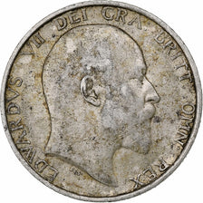 Great Britain, Edward VII, Shilling, 1908, Silver, EF(40-45), KM:800