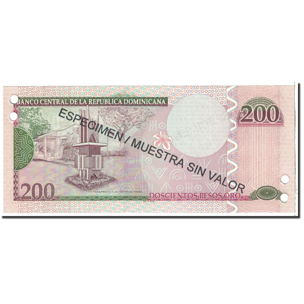 Billete, 200 Pesos Oro, 2009, República Dominicana, KM:178, Undated, UNC
