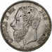 Belgio, Leopold II, 5 Francs, 5 Frank, 1875, Argento, BB, KM:24