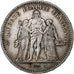 France, 5 Francs, Hercule, 1849, Paris, Silver, VF(30-35), Gadoury:683, KM:756.1