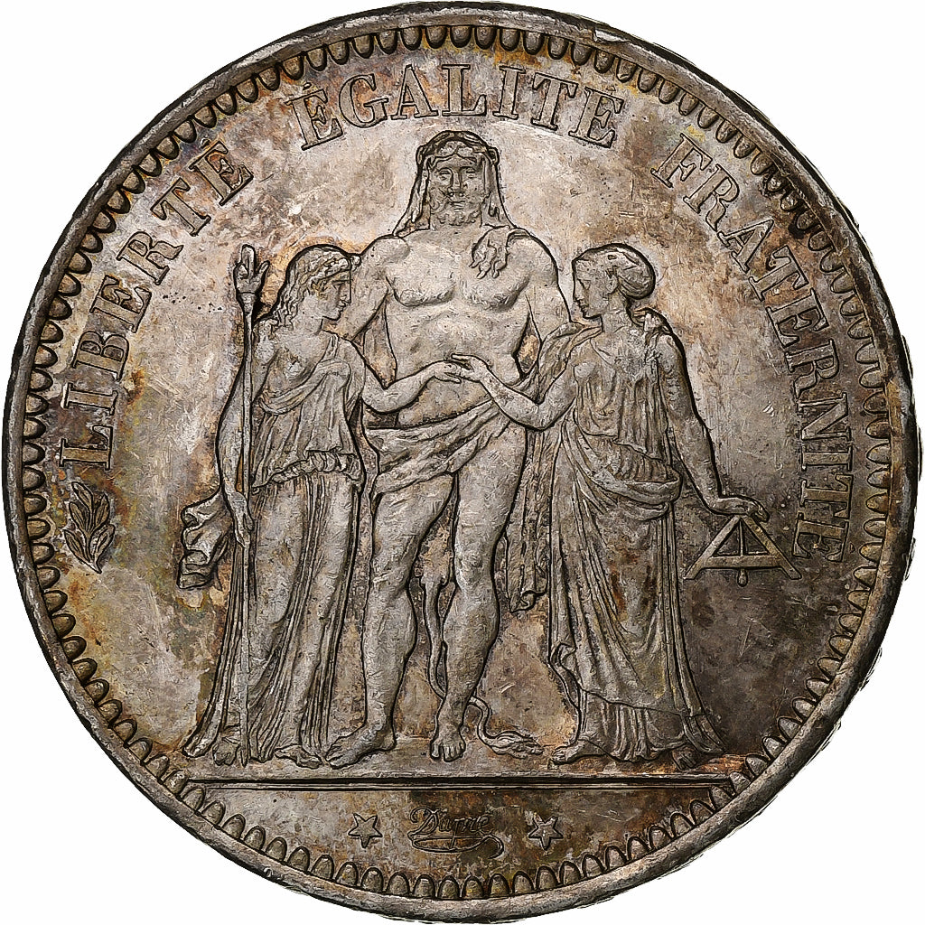 France, 5 Francs, Hercule, 1873, Paris, Silver, AU(50-53), Gadoury:745a