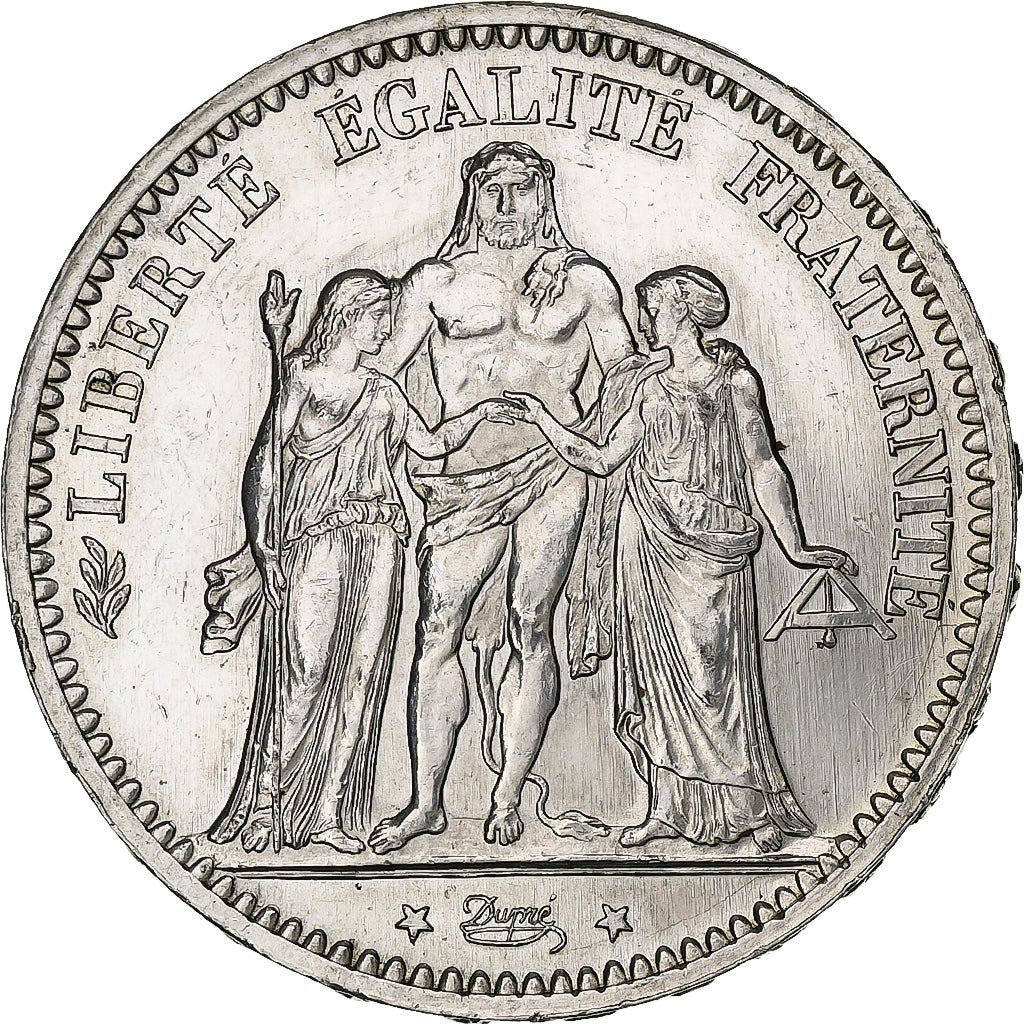 France, 5 Francs, Hercule, 1873, Paris, Silver, AU(55-58), Gadoury:745a
