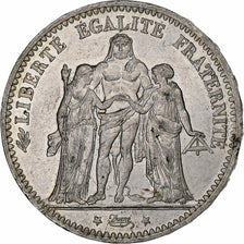 France, 5 Francs, Hercule, 1874, Paris, Silver, AU(50-53), Gadoury:745a
