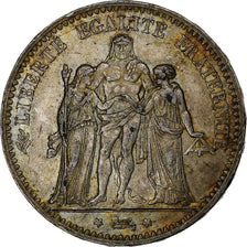 France, 5 Francs, Hercule, 1874, Paris, Silver, AU(50-53), Gadoury:745a