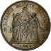France, 5 Francs, Hercule, 1874, Paris, Silver, AU(50-53), Gadoury:745a