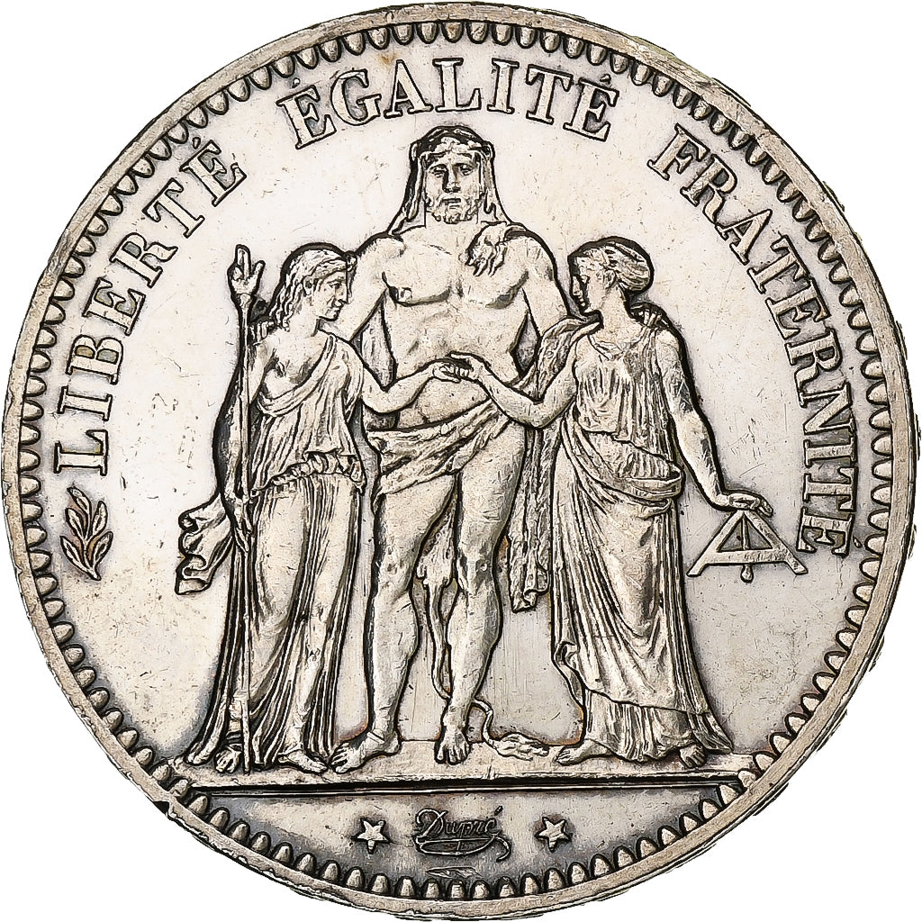 France, 5 Francs, Hercule, 1875, Paris, Argent, SUP, Gadoury:745a, KM:820.1