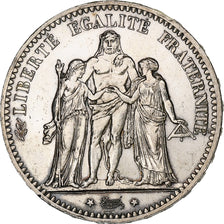 France, 5 Francs, Hercule, 1875, Paris, Argent, SUP, Gadoury:745a, KM:820.1