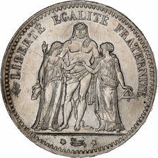 France, 5 Francs, Hercule, 1875, Paris, Silver, AU(55-58), Gadoury:745a